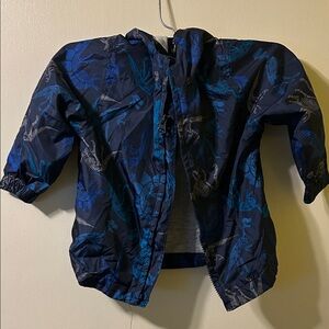 GAP Kids Blue and Gray Raincoat